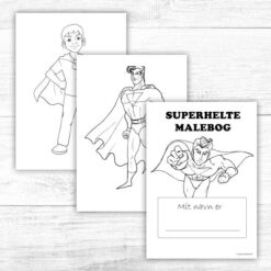 Superhelte malebog