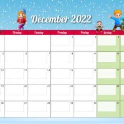 Kalender til børn med årstider