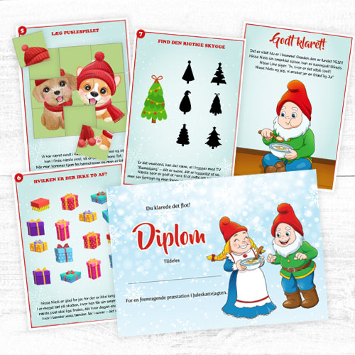 Juleskattejagt til små børn