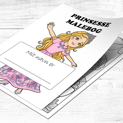 Prinsesse tegninger til farvelægning