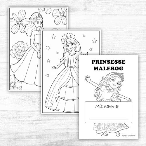 Malebog prinsesser - Billede 2
