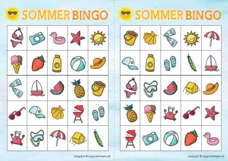 Sommer bingo