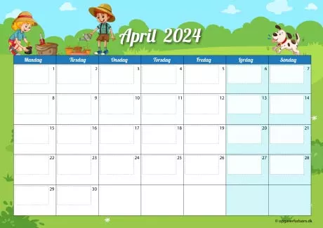 Kalender til Børn