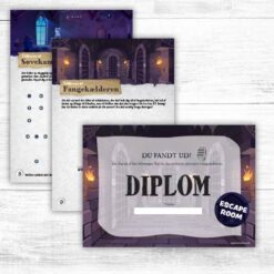 Escape Room for børn - diplom til print selv