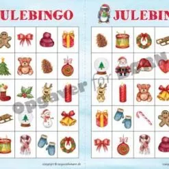 Julebingo for børn