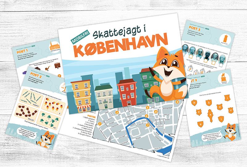 Skattejagt med børn i København