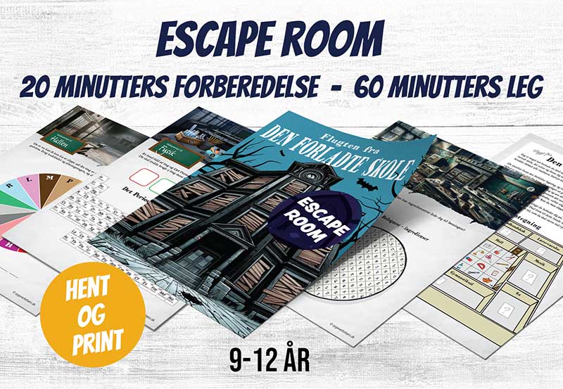 Escape Room til Halloween festen