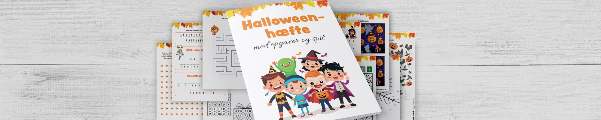 Gratis Halloween hæfte