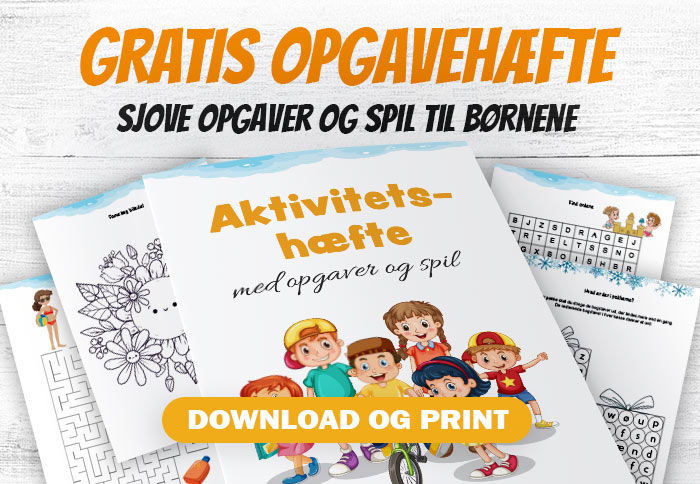 Gratis opgavehæfte til børn