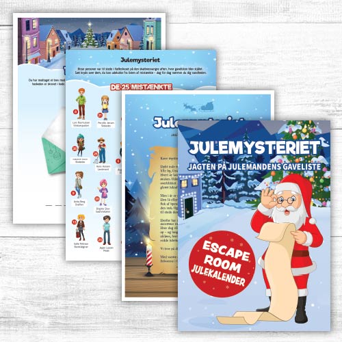 Escape Room Julekalender: Jagten på julemandens gaveliste - Billede 2